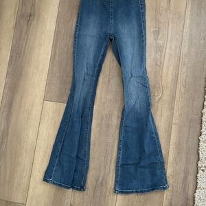 Free People Blue Flare Jeans